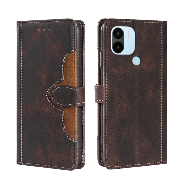 Skin Feel Magnetic Buckle Leather Phone Case, For Motorola Moto G72 4G, For vivo V25 Pro 5G, For Xiaomi Redmi Note 12 China, For Xiaomi Redmi Note 12 Pro 5G China, For Xiaomi Redmi Note 12 Pro+ China, For Xiaomi Redmi A1+ 4G                            ...