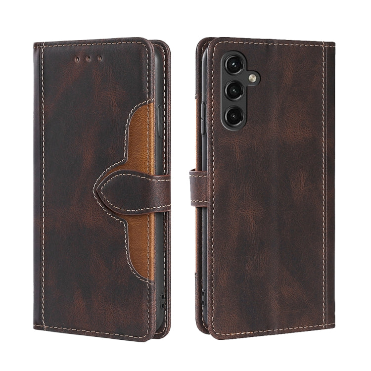 Skin Feel Magnetic Buckle Leather Phone Case, For Motorola Moto G72 4G, For vivo V25 Pro 5G, For Xiaomi Redmi Note 12 China, For Xiaomi Redmi Note 12 Pro 5G China, For Xiaomi Redmi Note 12 Pro+ China, For Xiaomi Redmi A1+ 4G                            ...
