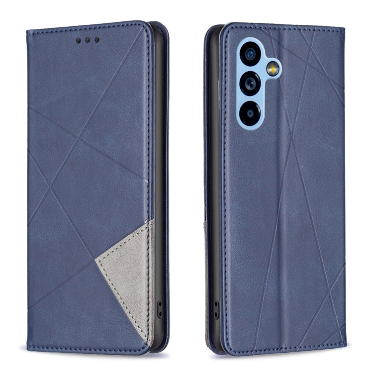 Prismatic Invisible Magnetic Leather Phone Case, For Samsung Galaxy A54 5G