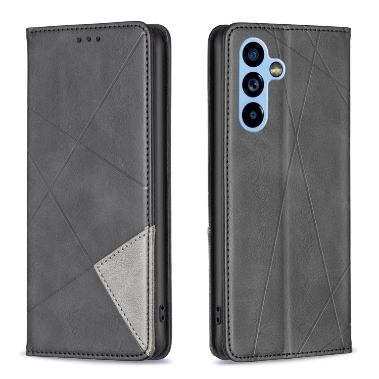 Prismatic Invisible Magnetic Leather Phone Case, For Samsung Galaxy A54 5G