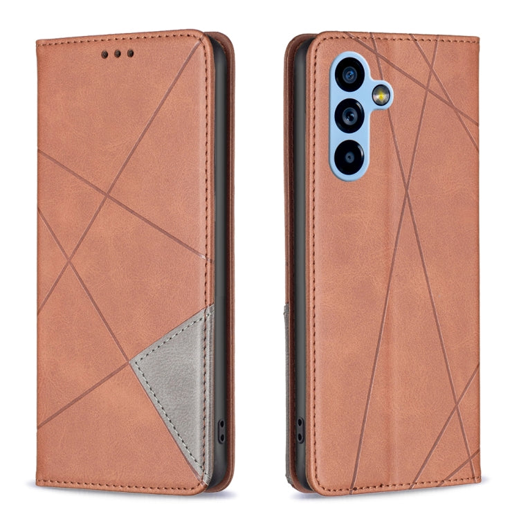 Prismatic Invisible Magnetic Leather Phone Case, For Samsung Galaxy A54 5G