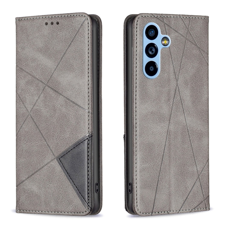 Prismatic Invisible Magnetic Leather Phone Case, For Samsung Galaxy A54 5G