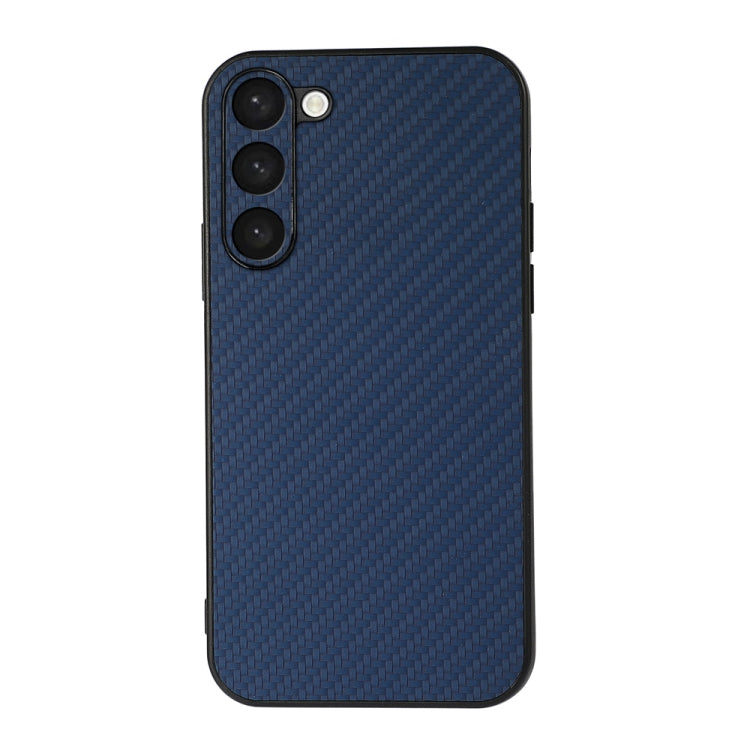 Accurate Hole Carbon Fiber Texture PU Phone Case, For Samsung Galaxy A14 5G, For Samsung Galaxy S23+ 5G, For Samsung Galaxy S23 Ultra 5G