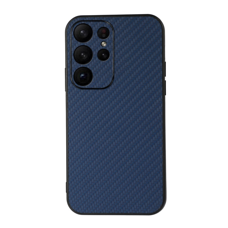 Accurate Hole Carbon Fiber Texture PU Phone Case, For Samsung Galaxy A14 5G, For Samsung Galaxy S23+ 5G, For Samsung Galaxy S23 Ultra 5G