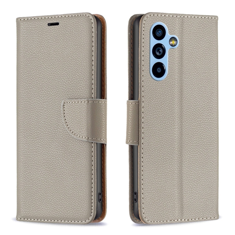 Litchi Texture Pure Color Leather Phone Case, For Samsung Galaxy A54 5G