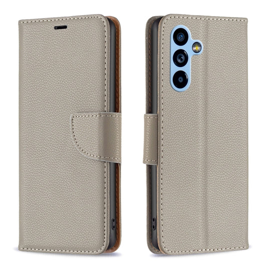Litchi Texture Pure Color Leather Phone Case, For Samsung Galaxy A54 5G