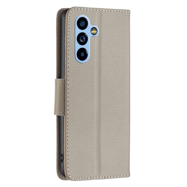 Litchi Texture Pure Color Leather Phone Case, For Samsung Galaxy A54 5G
