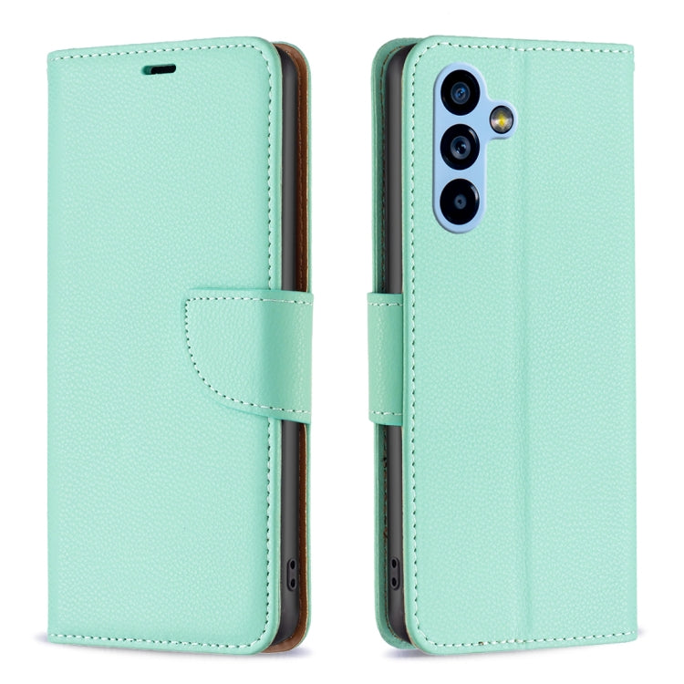 Litchi Texture Pure Color Leather Phone Case, For Samsung Galaxy A54 5G