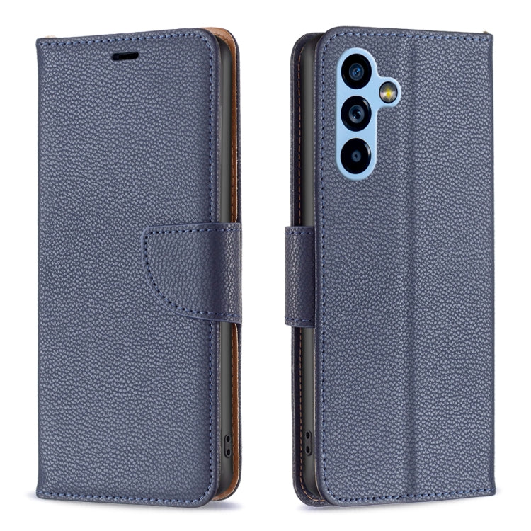 Litchi Texture Pure Color Leather Phone Case, For Samsung Galaxy A54 5G