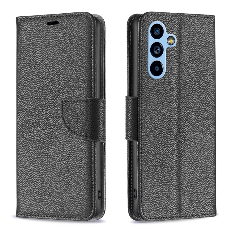 Litchi Texture Pure Color Leather Phone Case, For Samsung Galaxy A54 5G