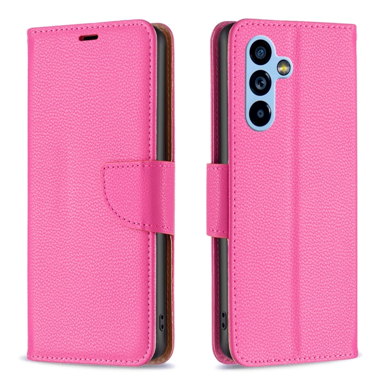 Litchi Texture Pure Color Leather Phone Case, For Samsung Galaxy A54 5G