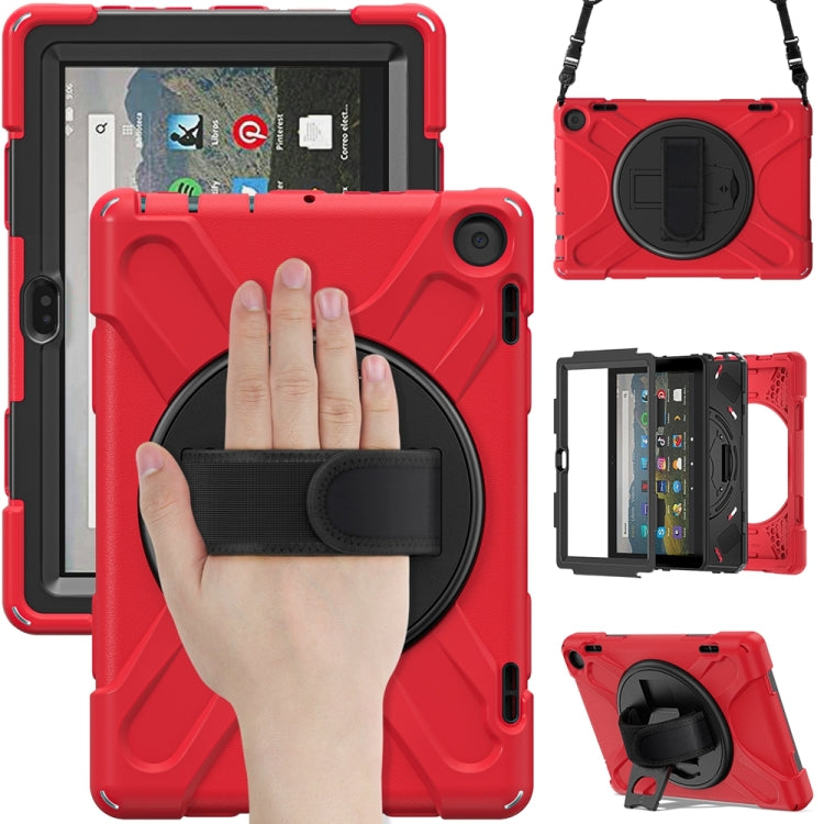 Hard PC Soft Silicone Full Body Protective Tablet Case, For Amazon Fire HD 8 2022