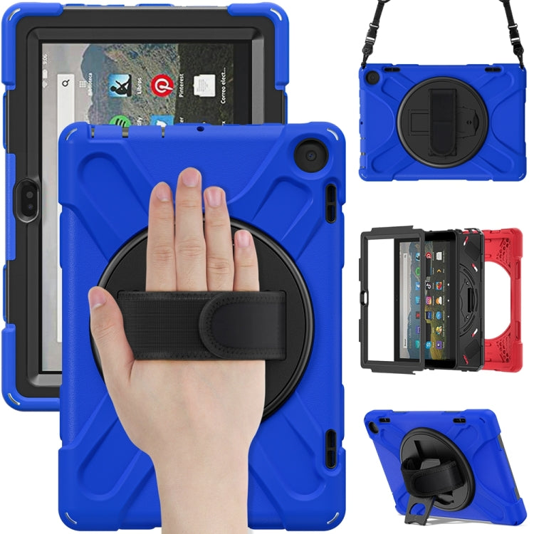 Hard PC Soft Silicone Full Body Protective Tablet Case, For Amazon Fire HD 8 2022