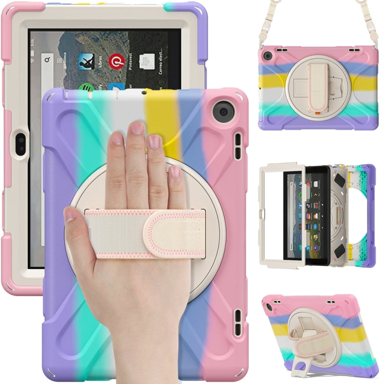 Hard PC Soft Silicone Full Body Protective Tablet Case, For Amazon Fire HD 8 2022