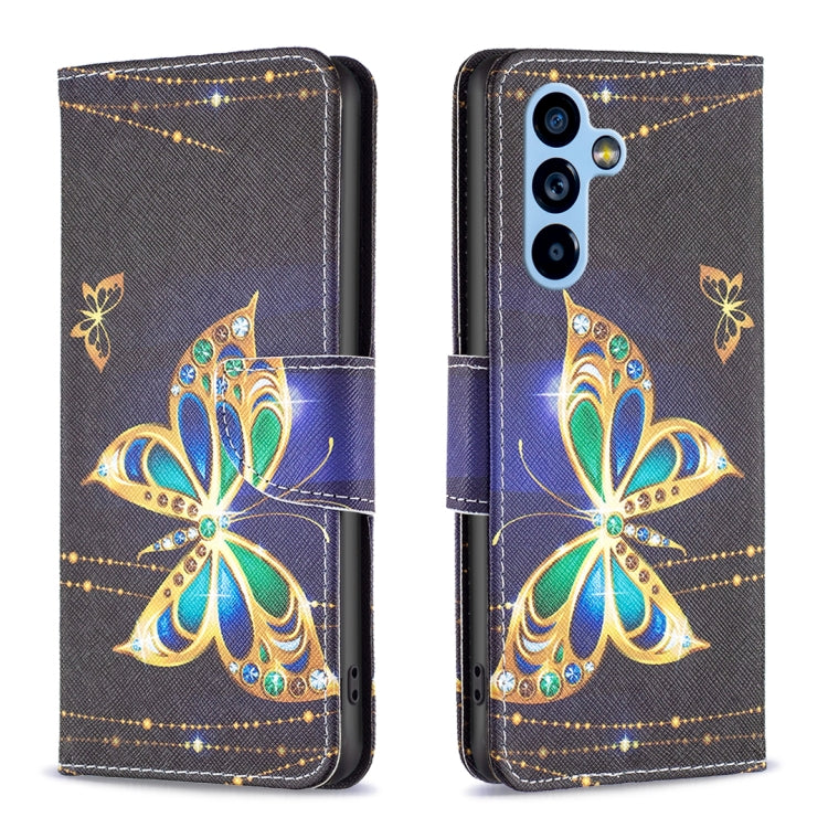 Colored Drawing Pattern Leather Phone Case, For Samsung Galaxy A54 5G