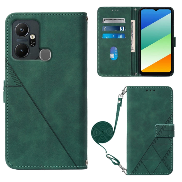 Crossbody 3D Embossed Flip Leather Phone Case, For Infinix Smart 6 Plus X6823, For Motorola Moto E22 4G / E22i 4G, For Motorola Moto Edge 30 Pro / Edge+ 2022, For Nokia C2 2ND Edition, For Nokia C21, For Nokia C21 Plus, For Nokia C100, For Nokia C200