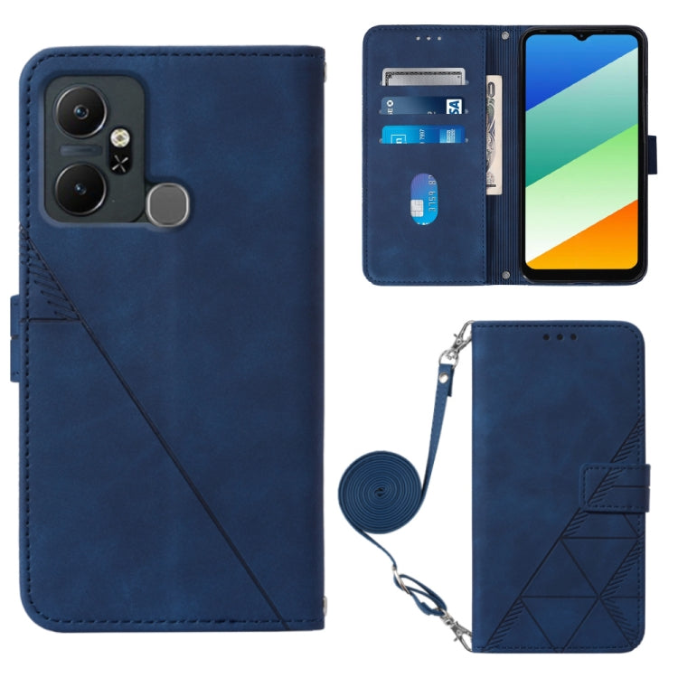 Crossbody 3D Embossed Flip Leather Phone Case, For Infinix Smart 6 Plus X6823, For Motorola Moto E22 4G / E22i 4G, For Motorola Moto Edge 30 Pro / Edge+ 2022, For Nokia C2 2ND Edition, For Nokia C21, For Nokia C21 Plus, For Nokia C100, For Nokia C200