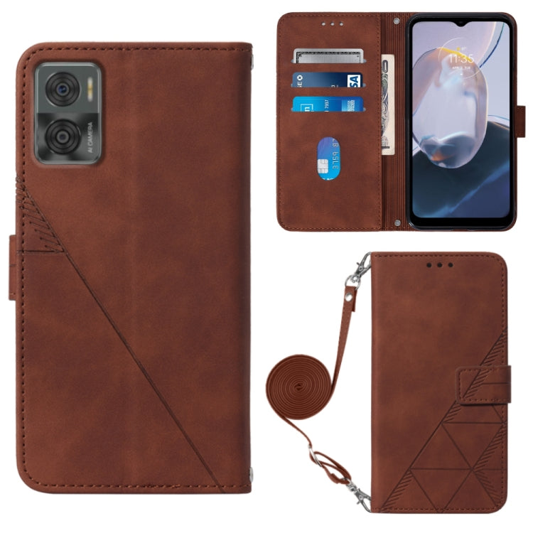 Crossbody 3D Embossed Flip Leather Phone Case, For Infinix Smart 6 Plus X6823, For Motorola Moto E22 4G / E22i 4G, For Motorola Moto Edge 30 Pro / Edge+ 2022, For Nokia C2 2ND Edition, For Nokia C21, For Nokia C21 Plus, For Nokia C100, For Nokia C200