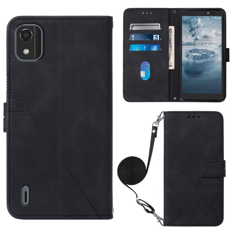Crossbody 3D Embossed Flip Leather Phone Case, For Infinix Smart 6 Plus X6823, For Kyocera Android One S9, For Kyocera Qua Phone QX KYV42, For Motorola Moto E22 4G / E22i 4G, For Motorola Moto Edge 30 Pro / Edge+ 2022, For Nokia C2 2ND Edition         ...