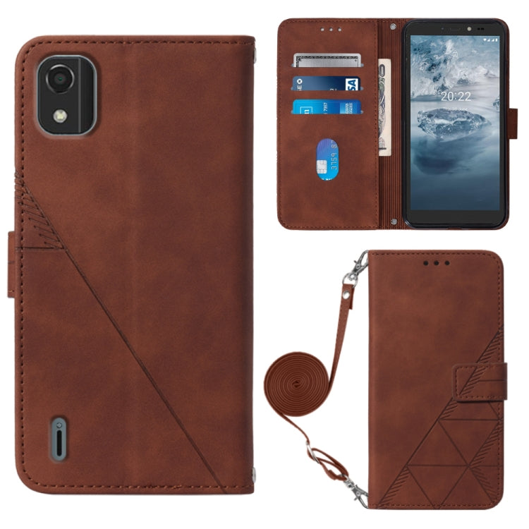 Crossbody 3D Embossed Flip Leather Phone Case, For Infinix Smart 6 Plus X6823, For Kyocera Android One S9, For Kyocera Qua Phone QX KYV42, For Motorola Moto E22 4G / E22i 4G, For Motorola Moto Edge 30 Pro / Edge+ 2022, For Nokia C2 2ND Edition         ...