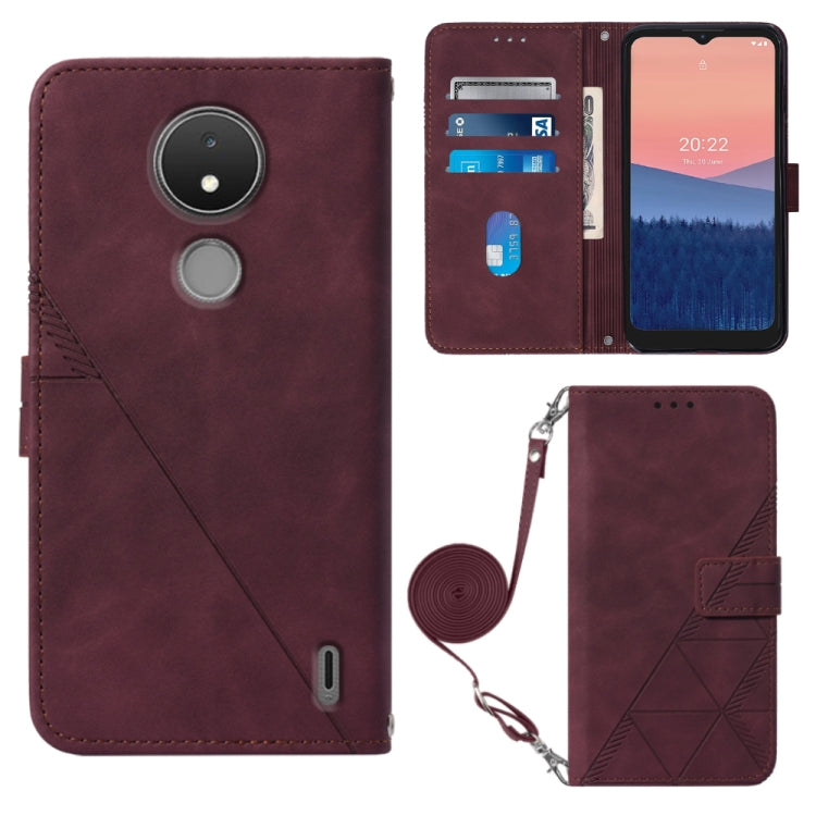 Crossbody 3D Embossed Flip Leather Phone Case, For Infinix Smart 6 Plus X6823, For Kyocera Android One S9, For Kyocera Qua Phone QX KYV42, For Motorola Moto E22 4G / E22i 4G, For Motorola Moto Edge 30 Pro / Edge+ 2022, For Nokia C2 2ND Edition         ...