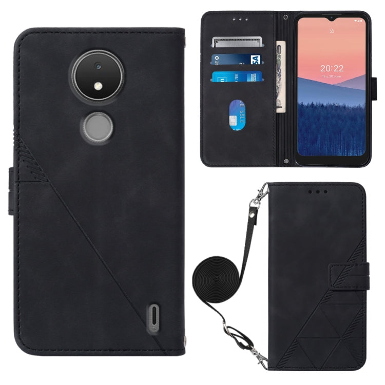 Crossbody 3D Embossed Flip Leather Phone Case, For Infinix Smart 6 Plus X6823, For Kyocera Android One S9, For Kyocera Qua Phone QX KYV42, For Motorola Moto E22 4G / E22i 4G, For Motorola Moto Edge 30 Pro / Edge+ 2022, For Nokia C2 2ND Edition         ...