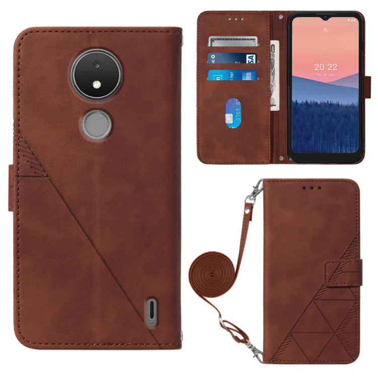 Crossbody 3D Embossed Flip Leather Phone Case, For Infinix Smart 6 Plus X6823, For Kyocera Android One S9, For Kyocera Qua Phone QX KYV42, For Motorola Moto E22 4G / E22i 4G, For Motorola Moto Edge 30 Pro / Edge+ 2022, For Nokia C2 2ND Edition         ...