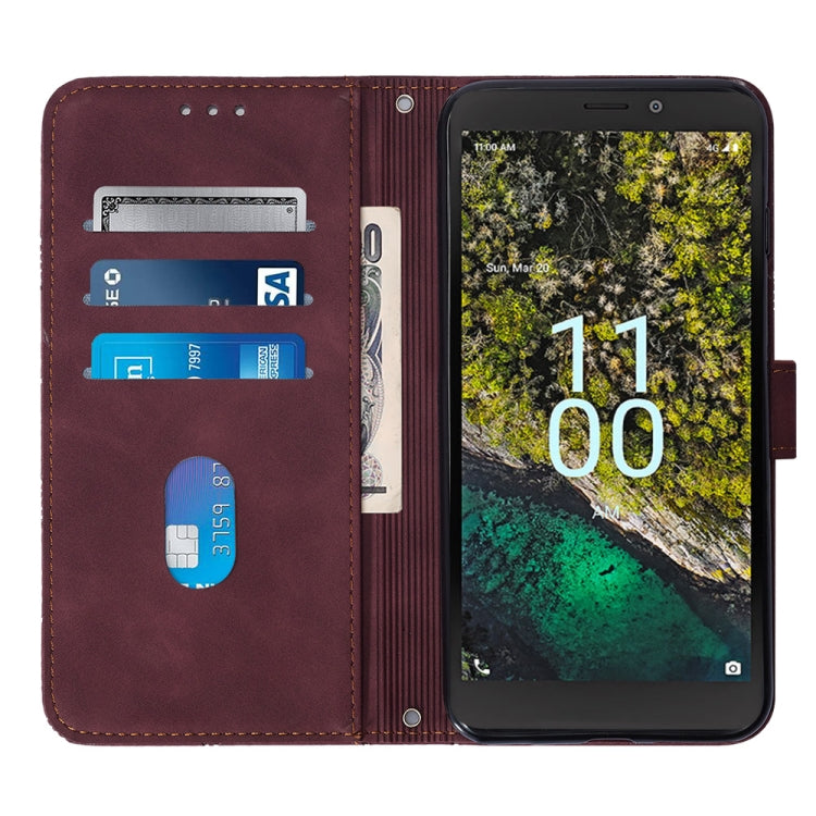 Crossbody 3D Embossed Flip Leather Phone Case, For Nokia C100, For Nokia C200, For Nokia G11 Plus, For Nokia G60 5G, For Nokia G100, For Nokia G400, For OPPO A17 4G, For OPPO A55S 5G CPH2309 JP Edition