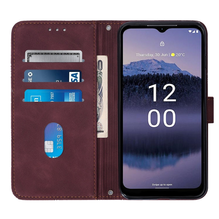 Crossbody 3D Embossed Flip Leather Phone Case, For Nokia G11 Plus, For Nokia G60 5G, For Nokia G100, For Nokia G400, For OPPO A17 4G, For OPPO A55S 5G CPH2309 JP Edition, For OPPO Reno7 A JP Edition, For Sony Xperia 5 IV