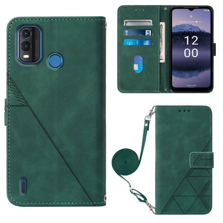 Crossbody 3D Embossed Flip Leather Phone Case, For Nokia G11 Plus, For Nokia G60 5G, For Nokia G100, For Nokia G400, For OPPO A17 4G, For OPPO A55S 5G CPH2309 JP Edition, For OPPO Reno7 A JP Edition, For Sony Xperia 5 IV