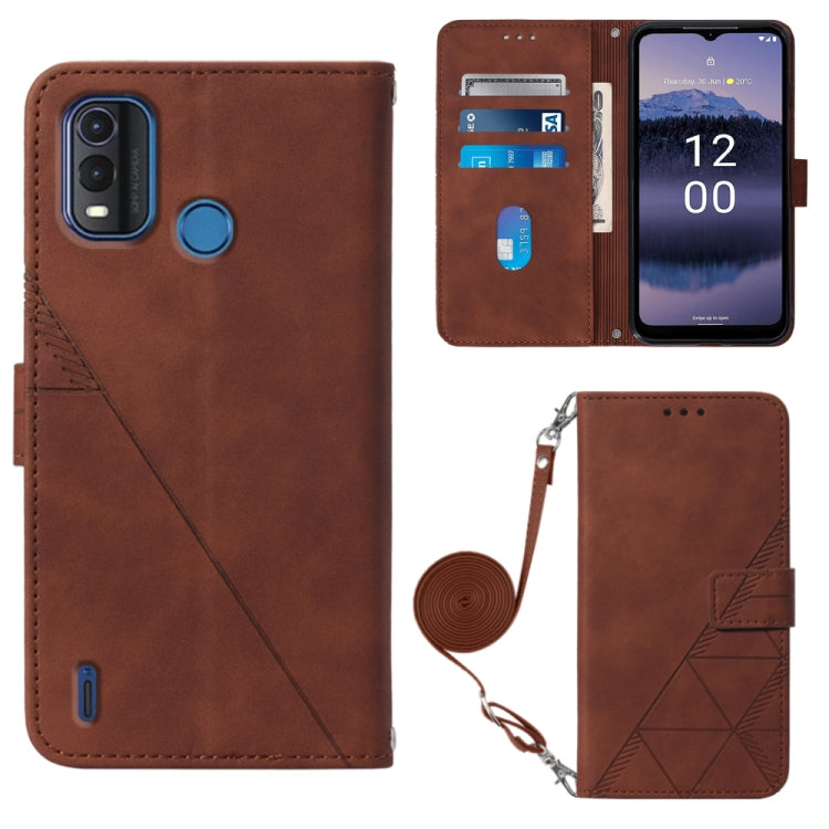 Crossbody 3D Embossed Flip Leather Phone Case, For Nokia G11 Plus, For Nokia G60 5G, For Nokia G100, For Nokia G400, For OPPO A17 4G, For OPPO A55S 5G CPH2309 JP Edition, For OPPO Reno7 A JP Edition, For Sony Xperia 5 IV