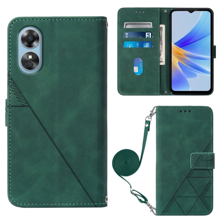 Crossbody 3D Embossed Flip Leather Phone Case, For Nokia C100, For Nokia C200, For Nokia G11 Plus, For Nokia G60 5G, For Nokia G100, For Nokia G400, For OPPO A17 4G, For OPPO A55S 5G CPH2309 JP Edition