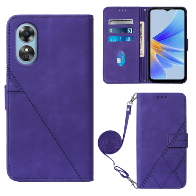 Crossbody 3D Embossed Flip Leather Phone Case, For Nokia C100, For Nokia C200, For Nokia G11 Plus, For Nokia G60 5G, For Nokia G100, For Nokia G400, For OPPO A17 4G, For OPPO A55S 5G CPH2309 JP Edition