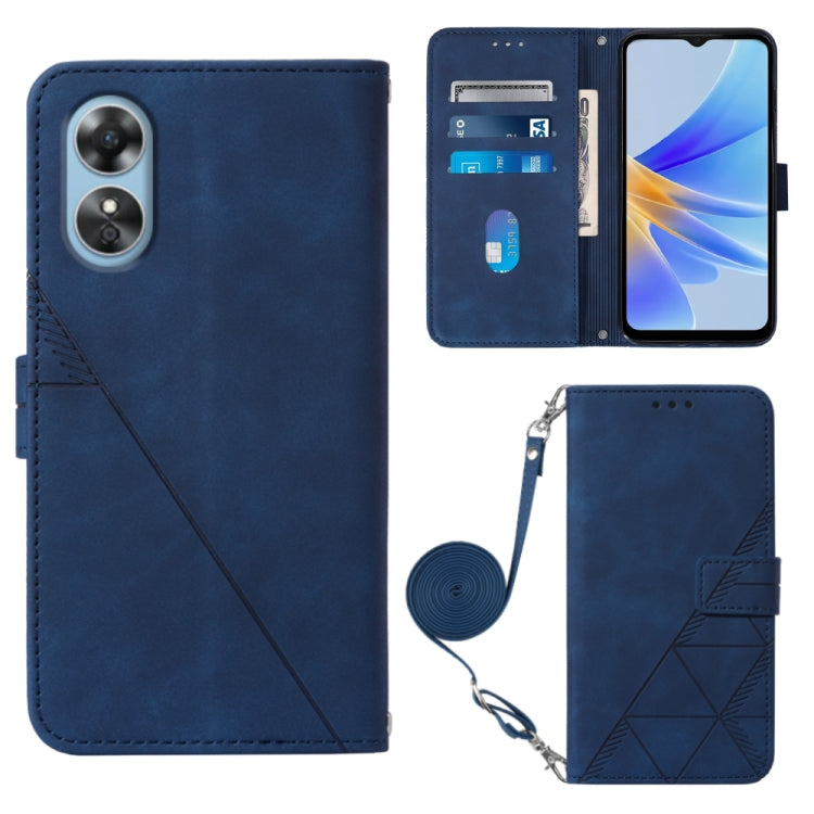 Crossbody 3D Embossed Flip Leather Phone Case, For Nokia C100, For Nokia C200, For Nokia G11 Plus, For Nokia G60 5G, For Nokia G100, For Nokia G400, For OPPO A17 4G, For OPPO A55S 5G CPH2309 JP Edition