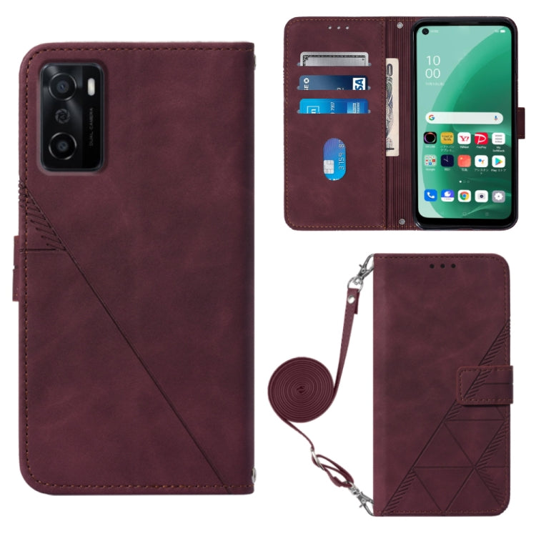 Crossbody 3D Embossed Flip Leather Phone Case, For Nokia C100, For Nokia C200, For Nokia G11 Plus, For Nokia G60 5G, For Nokia G100, For Nokia G400, For OPPO A17 4G, For OPPO A55S 5G CPH2309 JP Edition