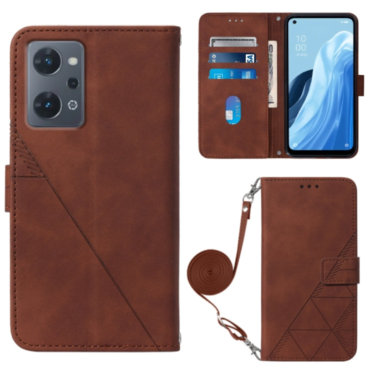 Crossbody 3D Embossed Flip Leather Phone Case, For OPPO Reno7 A JP Edition, For Sony Xperia 5 IV, For TCL 30 5G / 30+ 5G, For TCL 30T T603DL, For TCL 30 V 5G T781S / 30XE 5G, For TCL 30Z T602DL, For TCL 303, TCL 305i With fingerprint