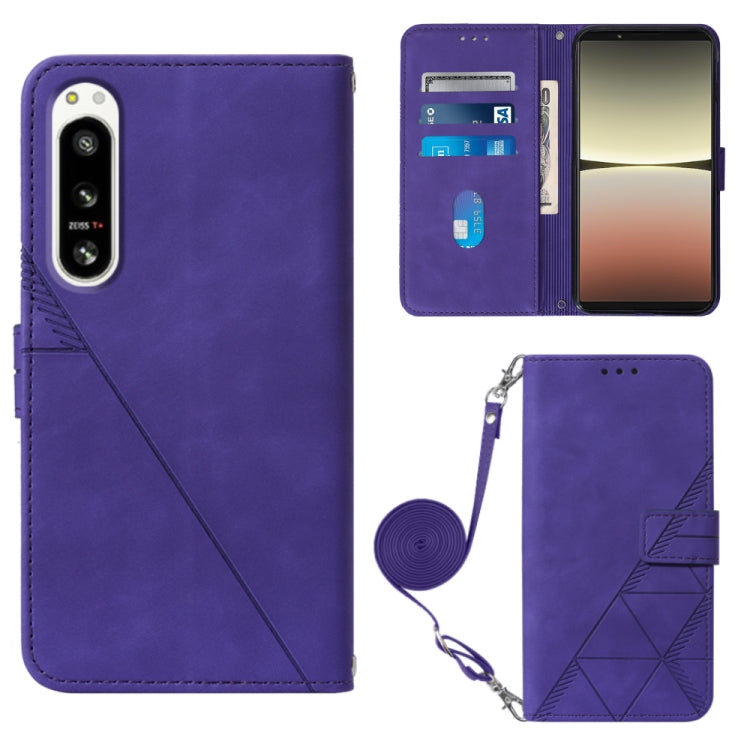 Crossbody 3D Embossed Flip Leather Phone Case, For OPPO Reno7 A JP Edition, For Sony Xperia 5 IV, For TCL 30 5G / 30+ 5G, For TCL 30T T603DL, For TCL 30 V 5G T781S / 30XE 5G, For TCL 30Z T602DL, For TCL 303, TCL 305i With fingerprint