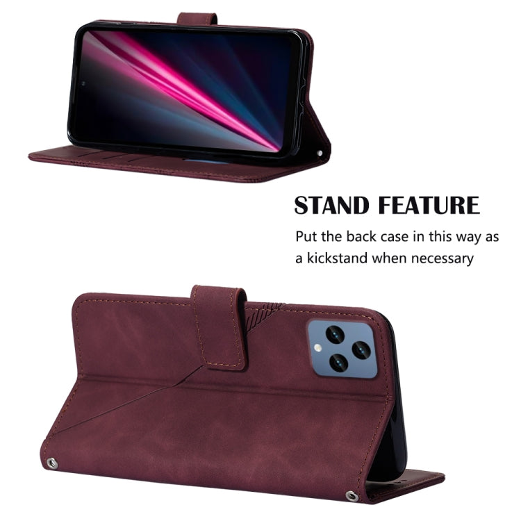 Crossbody 3D Embossed Flip Leather Phone Case, For T-Mobile Revvl 6 5G, For T-Mobile Revvl 6 Pro 5G, For Tone E22, For Samsung Galaxy A14 5G, For Samsung Galaxy S23 5G, For Samsung Galaxy S23+ 5G, For Samsung Galaxy S23 Ultra 5G, For Xiaomi Redmi A1