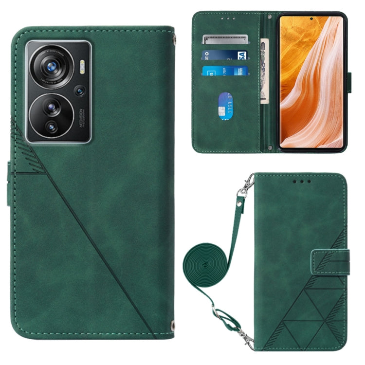 Crossbody 3D Embossed Flip Leather Phone Case, For TCL 30XL T701DL, For TCL Stylus 5G, For T-Mobile Revvl 6 5G, For T-Mobile Revvl 6 Pro 5G, For ZTE Axon 40 Pro, For ZTE Axon 40 Ultra, For ZTE Consumer Cellular ZMAX 5G, For ZTE Nubia Z40S Pro