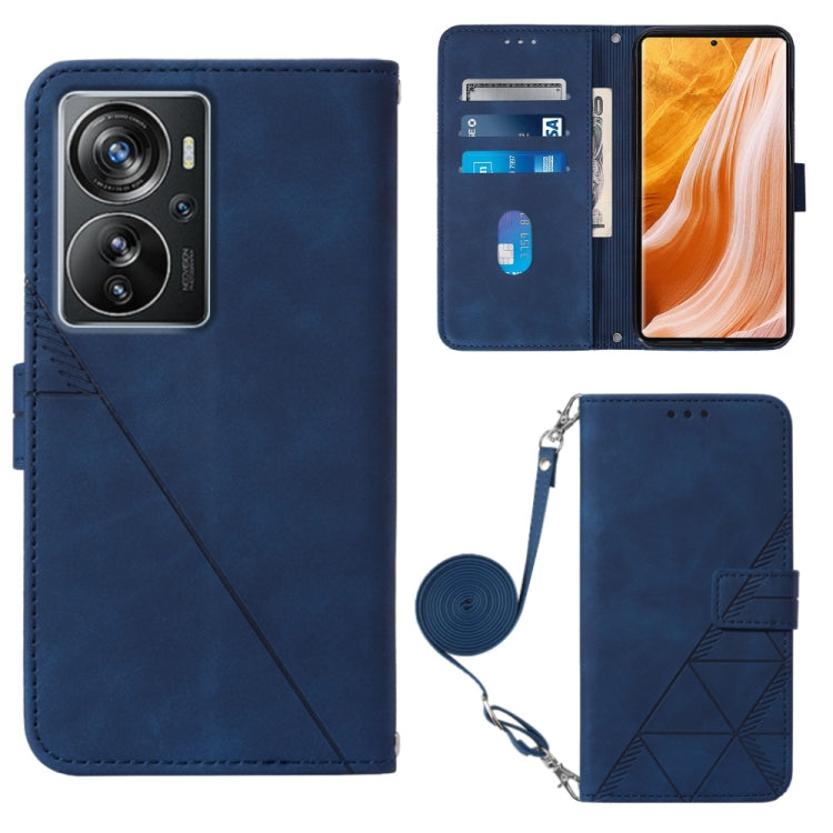 Crossbody 3D Embossed Flip Leather Phone Case, For TCL 30XL T701DL, For TCL Stylus 5G, For T-Mobile Revvl 6 5G, For T-Mobile Revvl 6 Pro 5G, For ZTE Axon 40 Pro, For ZTE Axon 40 Ultra, For ZTE Consumer Cellular ZMAX 5G, For ZTE Nubia Z40S Pro