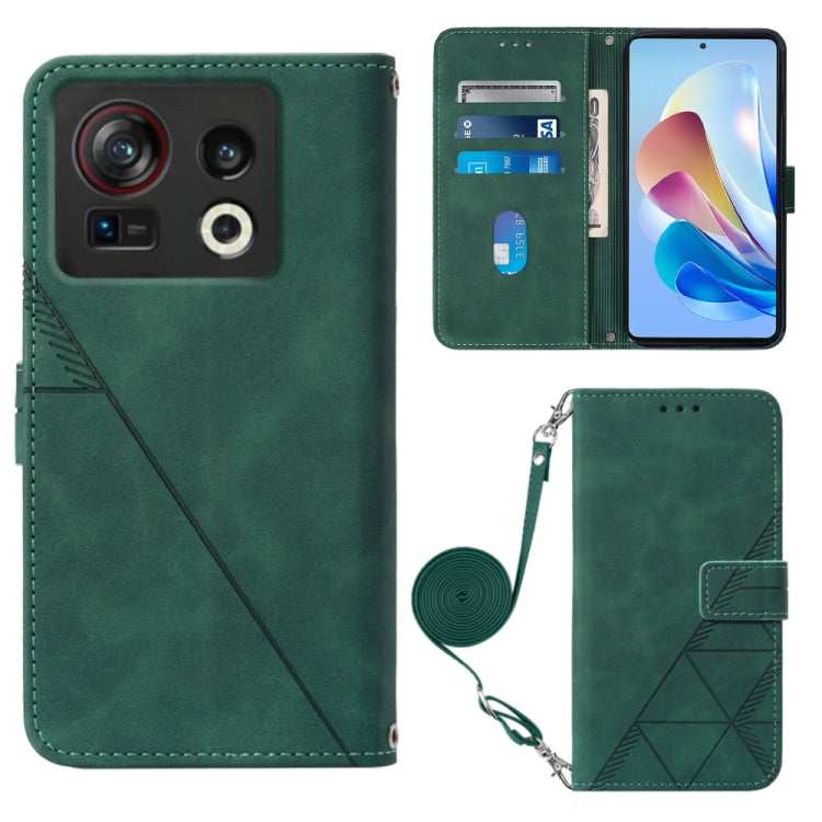 Crossbody 3D Embossed Flip Leather Phone Case, For TCL 30XL T701DL, For TCL Stylus 5G, For T-Mobile Revvl 6 5G, For T-Mobile Revvl 6 Pro 5G, For ZTE Axon 40 Pro, For ZTE Axon 40 Ultra, For ZTE Consumer Cellular ZMAX 5G, For ZTE Nubia Z40S Pro