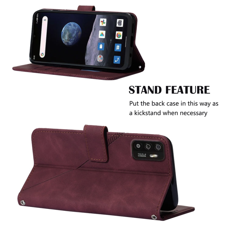 Crossbody 3D Embossed Flip Leather Phone Case, For ZTE ZMAX 11 Z6251, For Cubot Pocket, For Oukitel C31, For Tone E22, For Samsung Galaxy A14 5G, For Samsung Galaxy A22 5G JP Edition, For Samsung Galaxy A23E / A22E / A23S / A23 5G                      ...