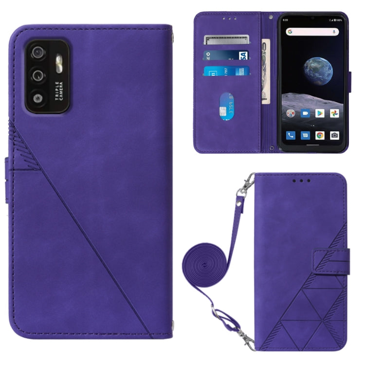 Crossbody 3D Embossed Flip Leather Phone Case, For ZTE ZMAX 11 Z6251, For Cubot Pocket, For Oukitel C31, For Tone E22, For Samsung Galaxy A14 5G, For Samsung Galaxy A22 5G JP Edition, For Samsung Galaxy A23E / A22E / A23S / A23 5G                      ...