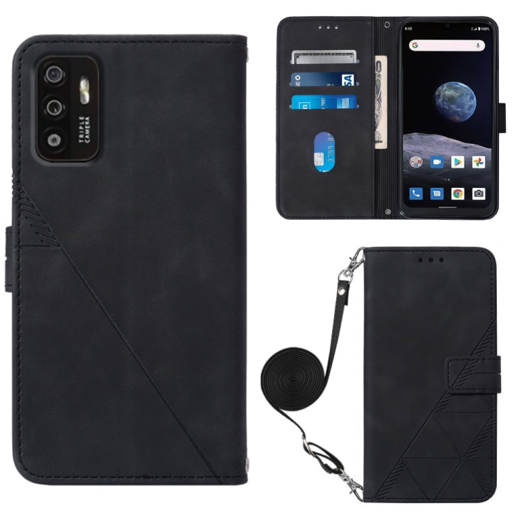 Crossbody 3D Embossed Flip Leather Phone Case, For ZTE ZMAX 11 Z6251, For Cubot Pocket, For Oukitel C31, For Tone E22, For Samsung Galaxy A14 5G, For Samsung Galaxy A22 5G JP Edition, For Samsung Galaxy A23E / A22E / A23S / A23 5G                      ...