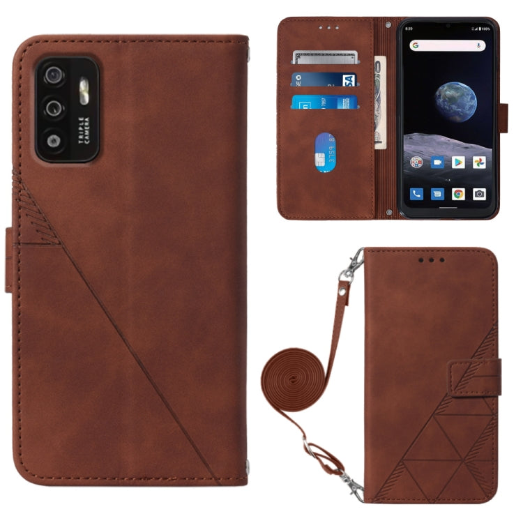 Crossbody 3D Embossed Flip Leather Phone Case, For ZTE ZMAX 11 Z6251, For Cubot Pocket, For Oukitel C31, For Tone E22, For Samsung Galaxy A14 5G, For Samsung Galaxy A22 5G JP Edition, For Samsung Galaxy A23E / A22E / A23S / A23 5G                      ...