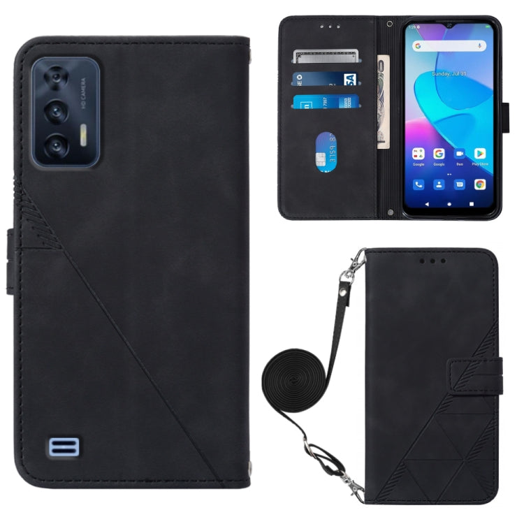 Crossbody 3D Embossed Flip Leather Phone Case, For ZTE ZMAX 11 Z6251, For Cubot Pocket, For Oukitel C31, For Tone E22, For Samsung Galaxy A14 5G, For Samsung Galaxy A22 5G JP Edition, For Samsung Galaxy A23E / A22E / A23S / A23 5G                      ...
