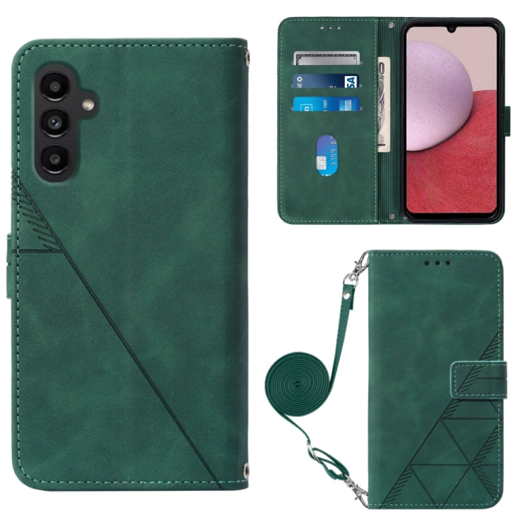 Crossbody 3D Embossed Flip Leather Phone Case, For ZTE ZMAX 11 Z6251, For Cubot Pocket, For Oukitel C31, For Tone E22, For Samsung Galaxy A14 5G, For Samsung Galaxy A22 5G JP Edition, For Samsung Galaxy A23E / A22E / A23S / A23 5G                      ...