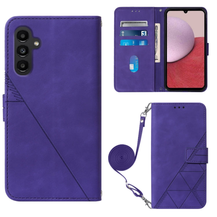 Crossbody 3D Embossed Flip Leather Phone Case, For ZTE ZMAX 11 Z6251, For Cubot Pocket, For Oukitel C31, For Tone E22, For Samsung Galaxy A14 5G, For Samsung Galaxy A22 5G JP Edition, For Samsung Galaxy A23E / A22E / A23S / A23 5G                      ...