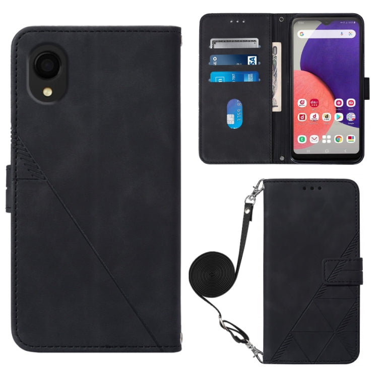 Crossbody 3D Embossed Flip Leather Phone Case, For ZTE ZMAX 11 Z6251, For Cubot Pocket, For Oukitel C31, For Tone E22, For Samsung Galaxy A14 5G, For Samsung Galaxy A22 5G JP Edition, For Samsung Galaxy A23E / A22E / A23S / A23 5G                      ...