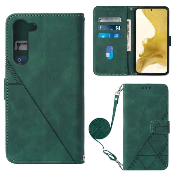 Crossbody 3D Embossed Flip Leather Phone Case, For Samsung Galaxy S23+ 5G, For Samsung Galaxy S23 Ultra 5G, For Sharp Aquos R7 / P7, For Sharp Aquos V6 Plus / V6, For Sharp Aquos Sense7 Plus, For Sharp Aquos Sense7 SH-V48, For Xiaomi Civi 2            ...